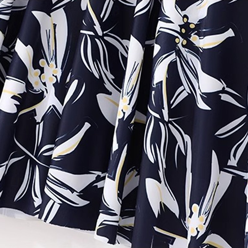 Dam Rash-guards Baddräkt Badkläder Badkläder Vit Mörkblå UV-skydd Magkontroll Surfing Strand Semester Sommar 2025 - $34.99 –P12