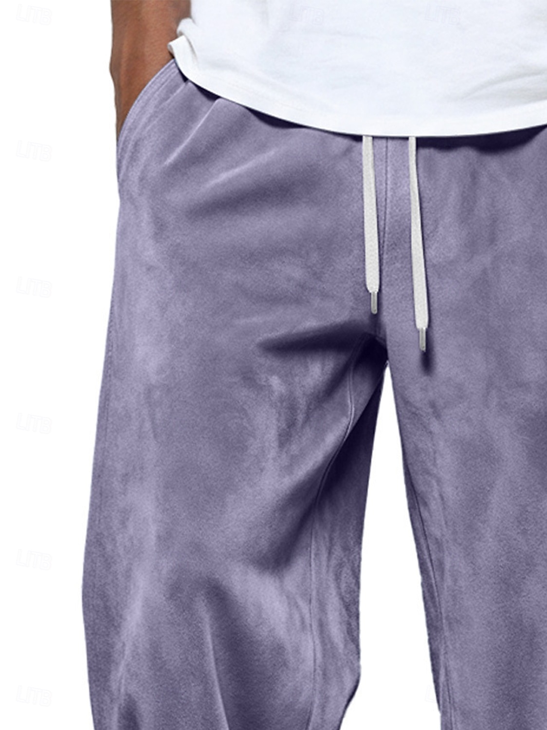 Homens Calças Esportivas Calça de moletom com pernas largas Calças Calças de moletom abertas Com Cordão Cintura elástica Tecido Respirável Comprimento do joelho Esportes Casual Diário Roupa de rua de 2026 por $21.99 –P11