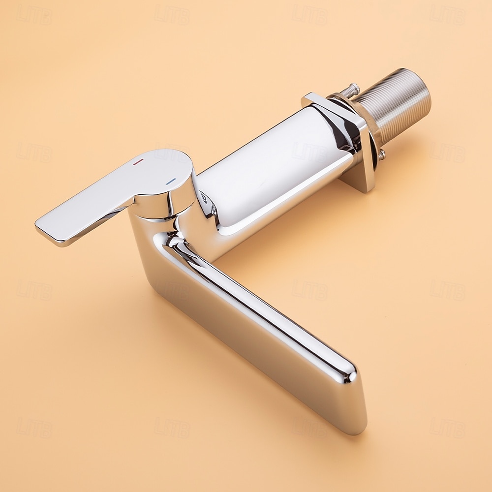 Bathroom Sink Faucet - Classic Electroplated Centerset Single Handle One HoleBath Taps 2025 - $194.99 –P5