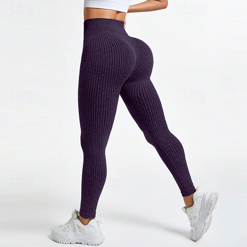 Damskie Spodnie kompresyjne Běžecké kalhoty Legginsy do jogi Wyszczuplenie brzucha Wysoka talia Obuwie sportowe Sportowy Pilates Doły Jednokolorowe Ciemnoszary Czerwony Niebieski Sport Odzież sportowa 2026 - $15.49 –P8