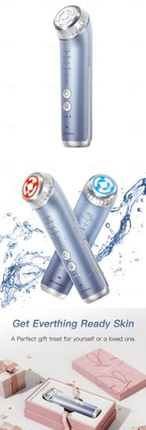 New Hot Selling EMS Micro Current RF Beauty Device Home Facial Introduction Device Multifunctional Facial Beauty Device Clear Pores Dirt Fade Wrinkles Increase Skin Elasticity Combined with RF 2026 - $102.99 –P5