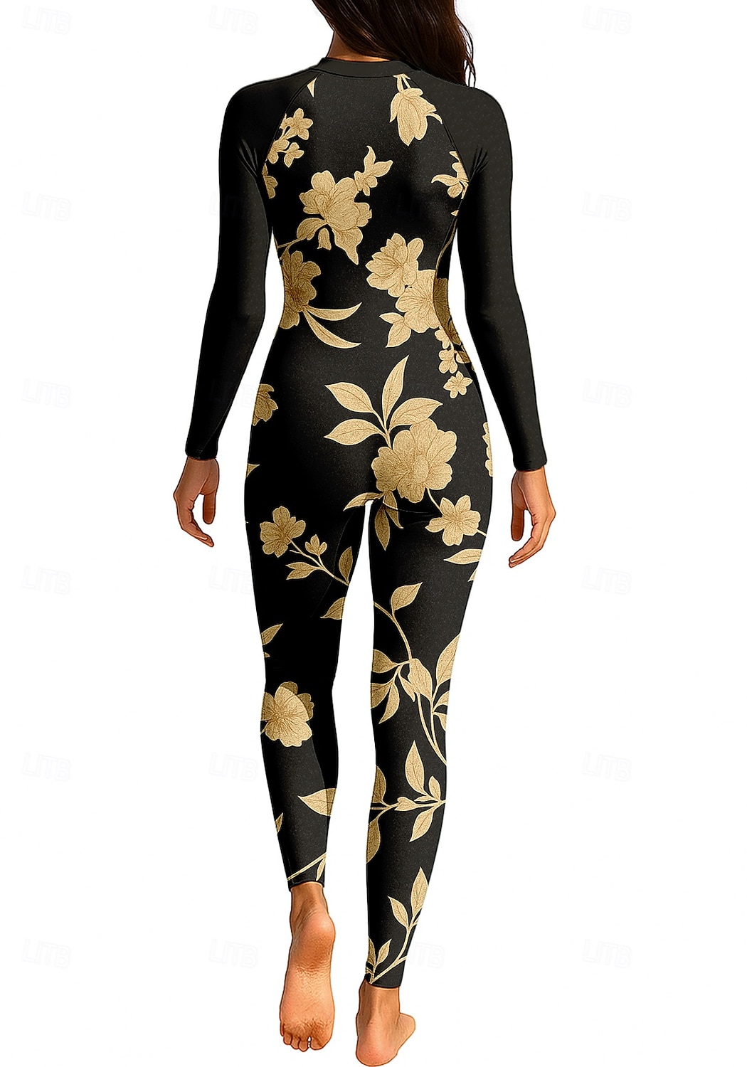 Damen Anti UV Shirt Ganzkörper-Bademode Diveskin-Anzug Frontreißverschluss UPF50+ Schnelltrocknend Hohe Elastizität Langarm Bademode Surfen Tauchen Schnorcheln Sommer 2026 - $49.99 –P2