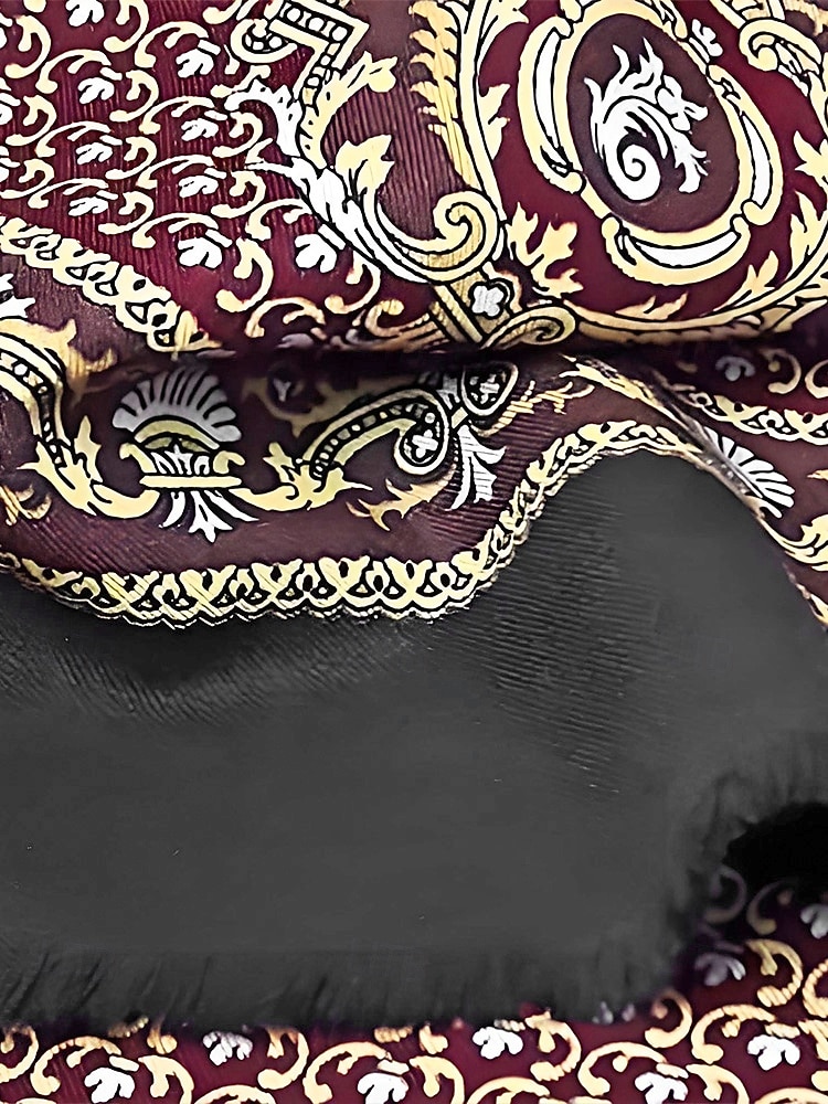 Eșarfă bărbătească din poliester cu imprimeu floral paisley – design elegant, opțiuni multiple de culoare pentru ocazii formale și casual 2026 - $14.99 –P8