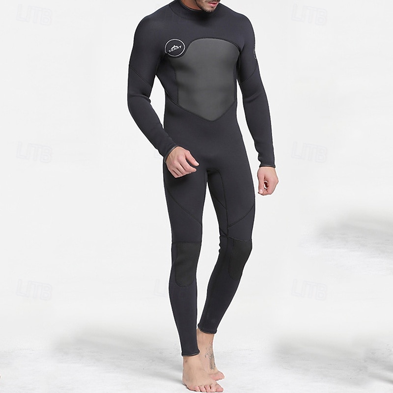 Per uomo 3mm Muta da sub in neoprene Rash Guard completo per il corpo Costume da surf intero Color-blocking Caldo Protezione UV Manica Lunga Mute da immersione Surf Canoa Snorkeling Inverno del 2026 a TRY 4018.4 –P3