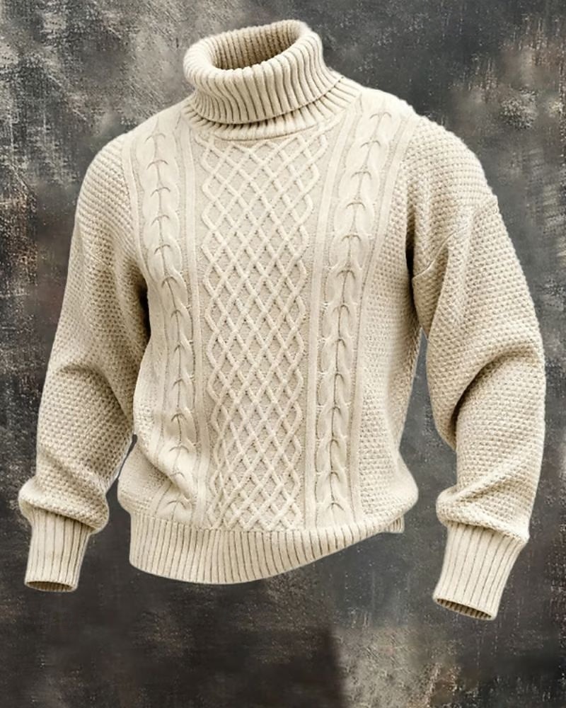 Homme Pull Pull Tricoté Côtelé Tricoter Hauts Réguliers Tricoté Uni Col roulé Mode Streetwear Occasionnel Tenue quotidienne Vêtement Tenue Automne Hiver Noir Marine foncé M L XL de 2026 ? $45.99 –P1