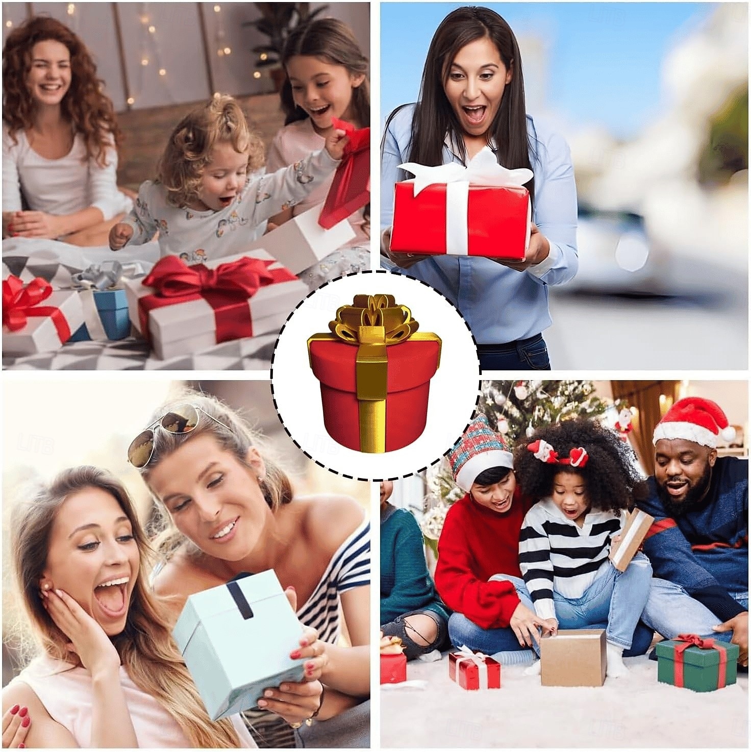 Vervelende geneste schroef geschenkdoos kerstvakantie grappige verrassing stapelbare geschenkdozen creatieve grap verpakking voor vrienden familie feest cadeau kerstmis 2026 - $27.99 –P3