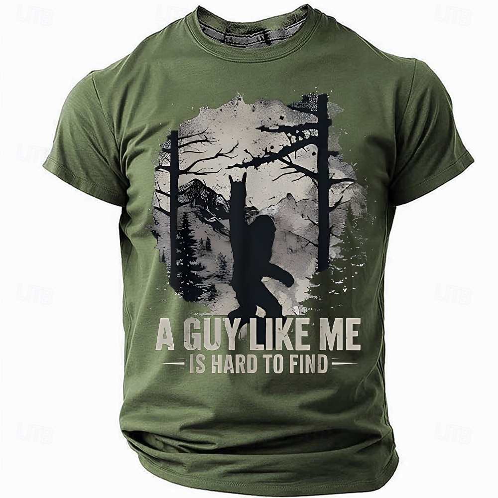Homme T-shirt Drôle Bigfoot Col rond Vêtement Tenue Impression 3D Extérieur Bureau Rue Manche Courte Mode Quotidien Classique de 2026 ? $21.99 –P2