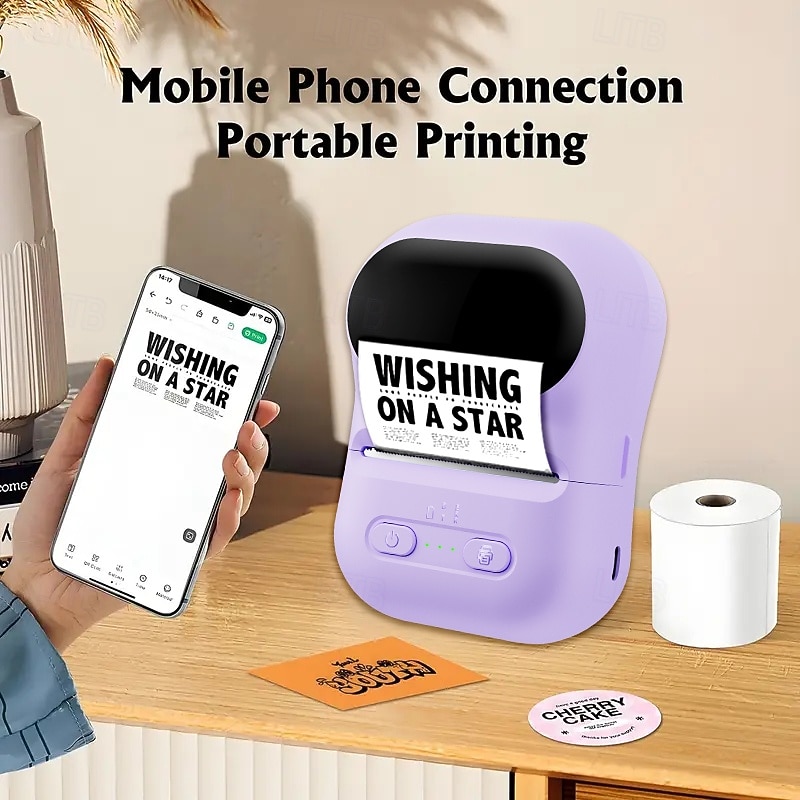 Машина для изготовления этикеток p5 с лентой, небольшой термопринтер для наклеек, портативный Bluetooth 2026 - $37.99 –P15