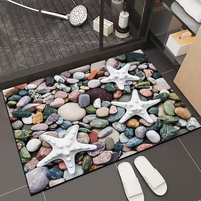 3D Optical Illusion Doormat Visual Trap Floor Mat Non Slip Water Absorbing for Bathroom Shower Entryway Indoor Outdoor Diatomaceous Earth Quick Dry Absorbent 20 x 31 inch 2026 - $16.49 –P16