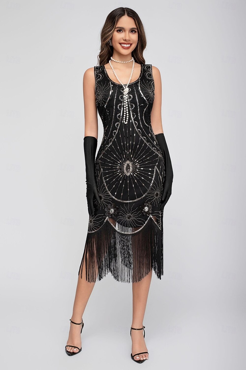 Robe Années 20 Noire Robes Des Années 20 Robe Charleston Années 20 Shoperama - Paillettes Et Franges Style Gatsby Robe Paillette Femme Robe Charleston Femme