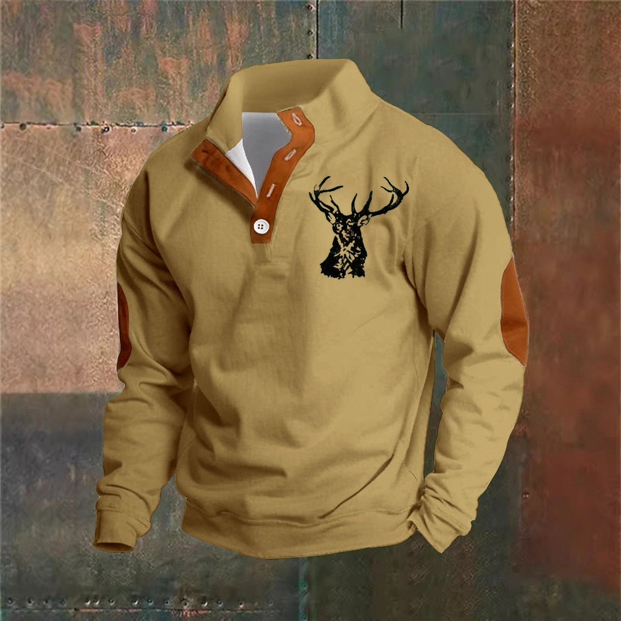 Homens Moletom Moletom com capuz Estacionar Moletom de caça Branco Amarelo Rosa Verde Colarinho Clerical Tecido Patchwork Desportos e Ar livre Casual Diário Roupa de rua Legal Roupa de Esporte de 2025 por $21.99 –P2