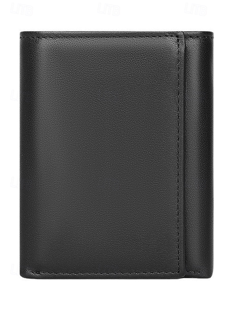 Hochwertige Herren-Ledergeldbörse – RFID-Schutz, verschiedene Farboptionen, schlankes und stilvolles Design für sicheres Reisen und den täglichen Gebrauch 2026 - $26.99 –P8