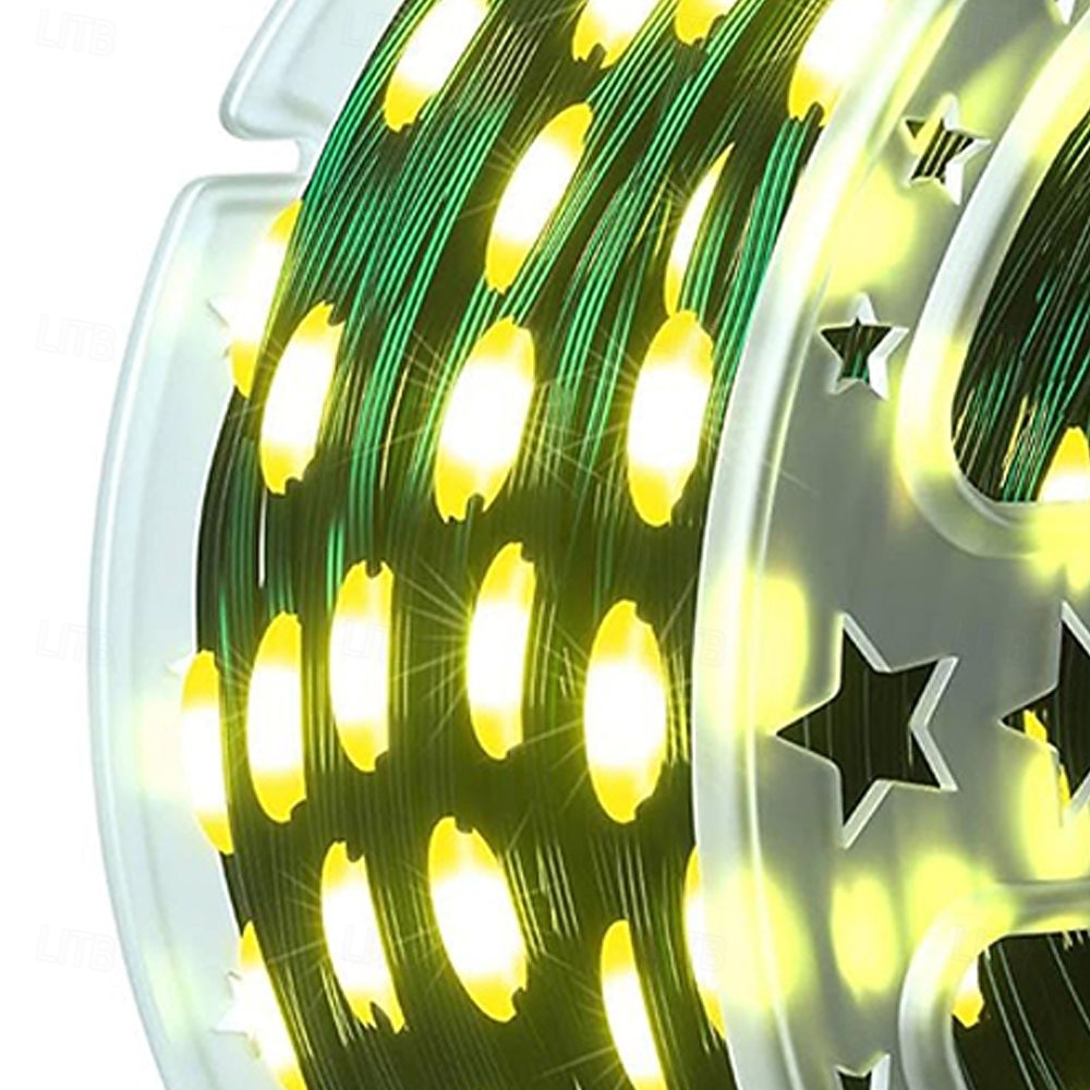 Tree Decorative Lights Fairy String Lights Green PVC Copper Wire Lights Indoor and Outdoor Waterproof Courtyard Party Festival Wedding Decoration 8 Functions Low Voltage Plug in 2026 - $14.49 –P3