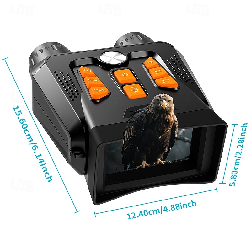 Бинокль 1080p, инфракрасный прибор ночного видения, 5-кратный зум, работающий днем и ночью, может снимать фото и видео с цифровым зумом, подходит для путешествий на открытом воздухе и ночного видения 2026 - $103.99 –P12