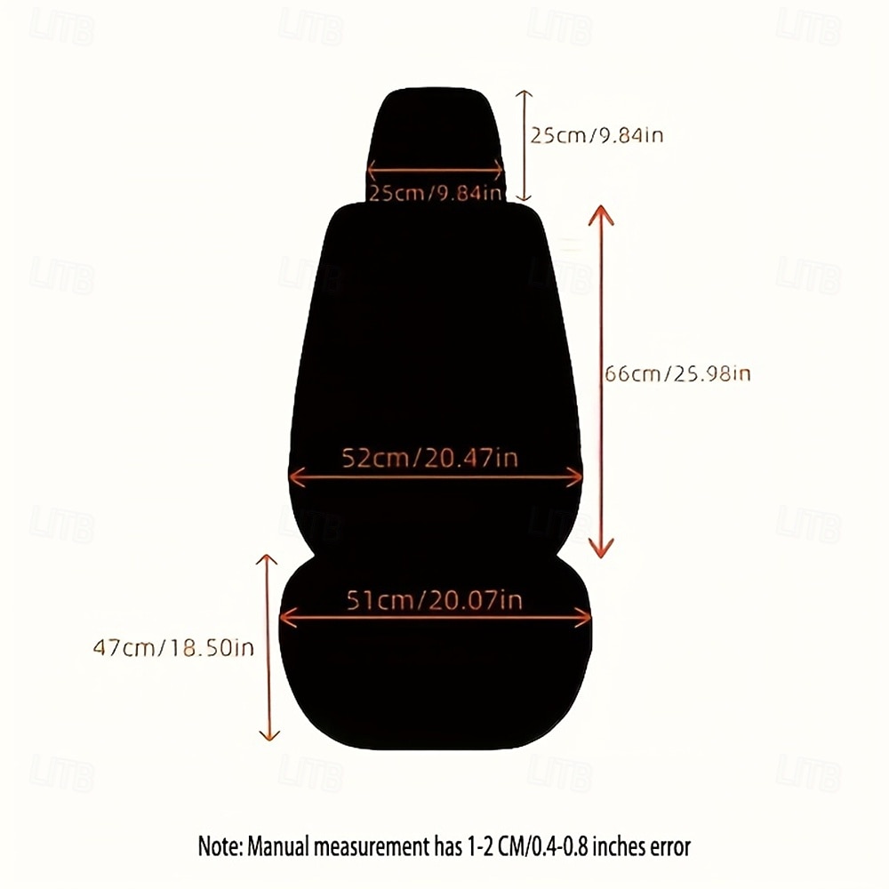 Winter Car/seat Heating Pad - Soft Fluffy and Warm Suitable for Vehicles Pink Soft Cover&foam Filling (none/) - Comfortable Cold Weather Accessories Anti-skid Automatic Heating Pad 2025 - $17.99 –P9