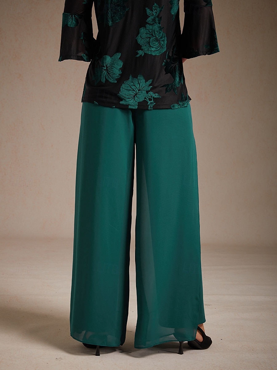 Damskie Bezczelny Elegancja Urlop Pełna długość Wysoka talia Elastyczny Codzienny Praca Urlop Zielony Lato Wiosna Jesień Zima 2026 - $54.99 –P2