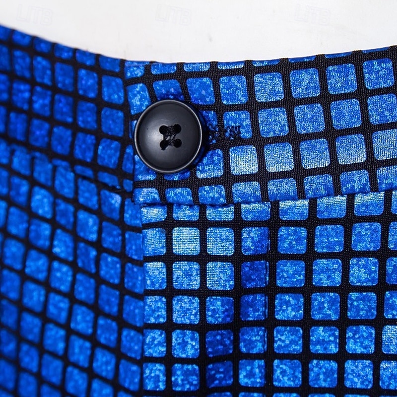 Per uomo Pantaloni Pantaloni Eleganti Pantaloni con paillettes Pantaloni lucidi Pantaloni da ballo Tasca Semplice Comodità Lunghezza intera Feste Affari Quotidiano Moda Streetwear Argento Nero del 2026 a $22.99 –P14