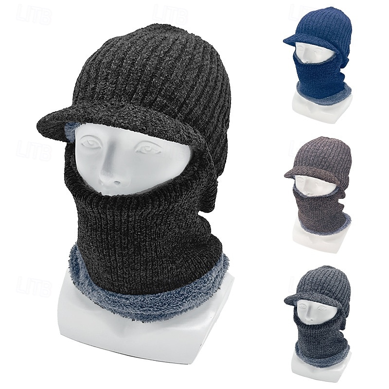 Women's Hat Protective Hat Winter Hats Windproof Warm Dailywear Weekend Knitted Pure Color 2026 - $11.49 –P1