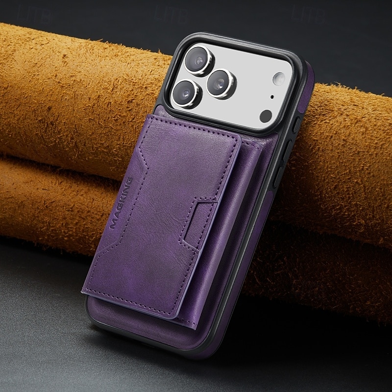 telefono Custodia Per iPhone 17 Pro Max 17 Air 16 15 14 Pro Max Plus 13 Pro Max Custodia Portafoglio con Supporto Resistente agli urti Retrò Pelle PU del 2026 a $24.99 –P1