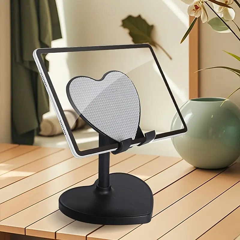 מעמד טלפון שולחני בצורת לב עם עיצוב מתקפל מתכוונן המתאים למגוון סמארטפונים וטאבלטים המתאים למכשירים ניידים מרובים. 2025 - $9.99 –P2