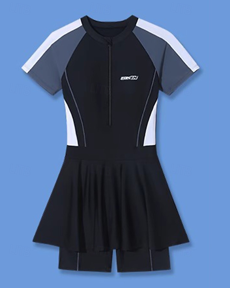 Γυναικεία Προστατευτικά Μαγιό Μαγιό Μαγιό Μαύρο Προστασία UV Έλεγχος κοιλιάς Σέρφινγκ Κανό Ψαροντούφεκο Καλοκαίρι 2026 - $28.99 –P5