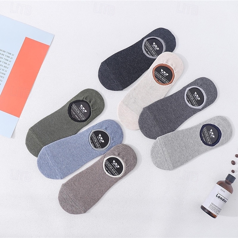 Per uomo 7 paia Pacchi Multipli Calzini Calzini da Corsa Calzini Casual Nero Blu Colore Semplice Vacanza Sport & Outdoor Quotidiano Base Medio Primavera Autunno Moda Casual del 2026 a $6.99 –P10