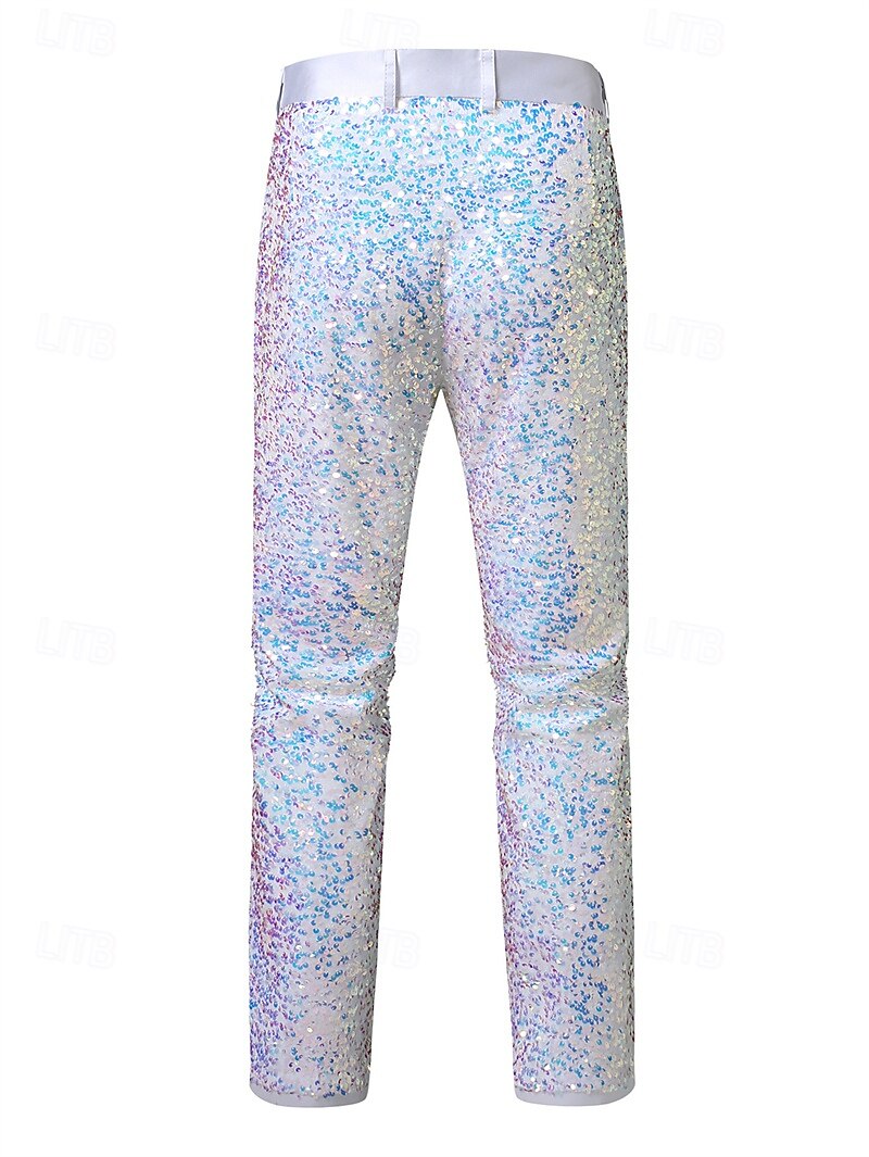 Herren Hose Anzughose Einfarbig Formell Hochzeit Party Mode Stilvoll Weiß 2026 - $58.99 –P3