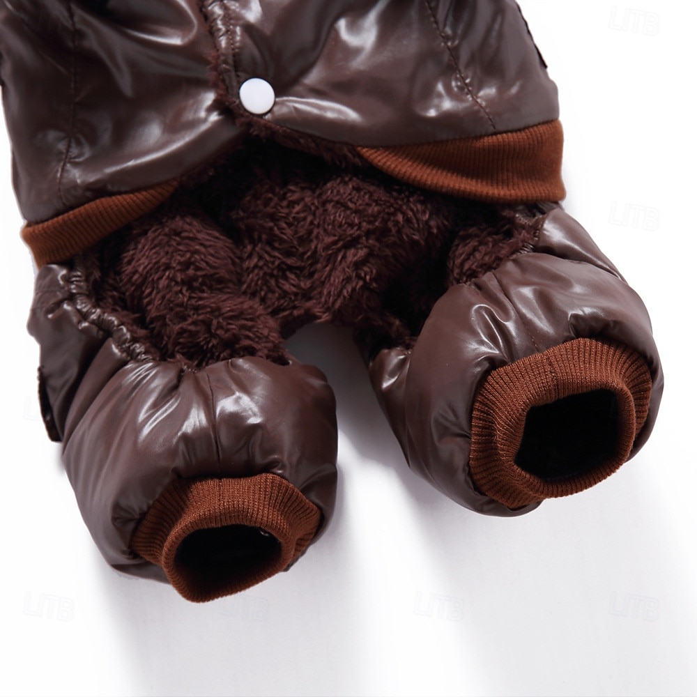 Abrigo para perros pequeños, impermeable, acolchado, extra cálido, abrigo de invierno 2026 - $24.99 –P9