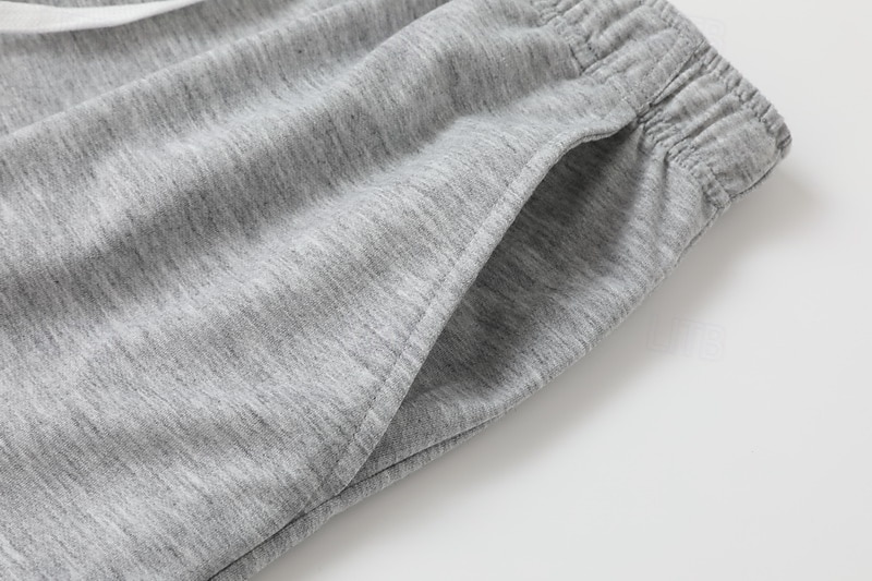 Multi Packs 3pcs Men's Black+Navy Blue+Light Grey Sweatpants Trousers Lightweight Straight Leg Sweatpants Drawstring Elastic Waist Plain Vacation Daily Wear Spandex Spring 2026 - $42.99 –P16