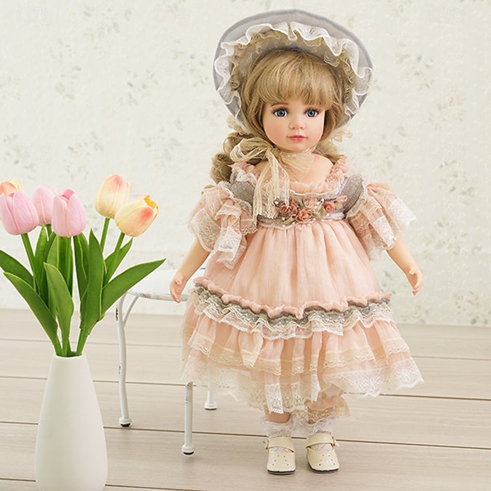 Vintage Porcelain Dockor Handmålad Palats Domstol Bisque Dockor 18 Tum Julklapp 2026 - $154.99 –P1
