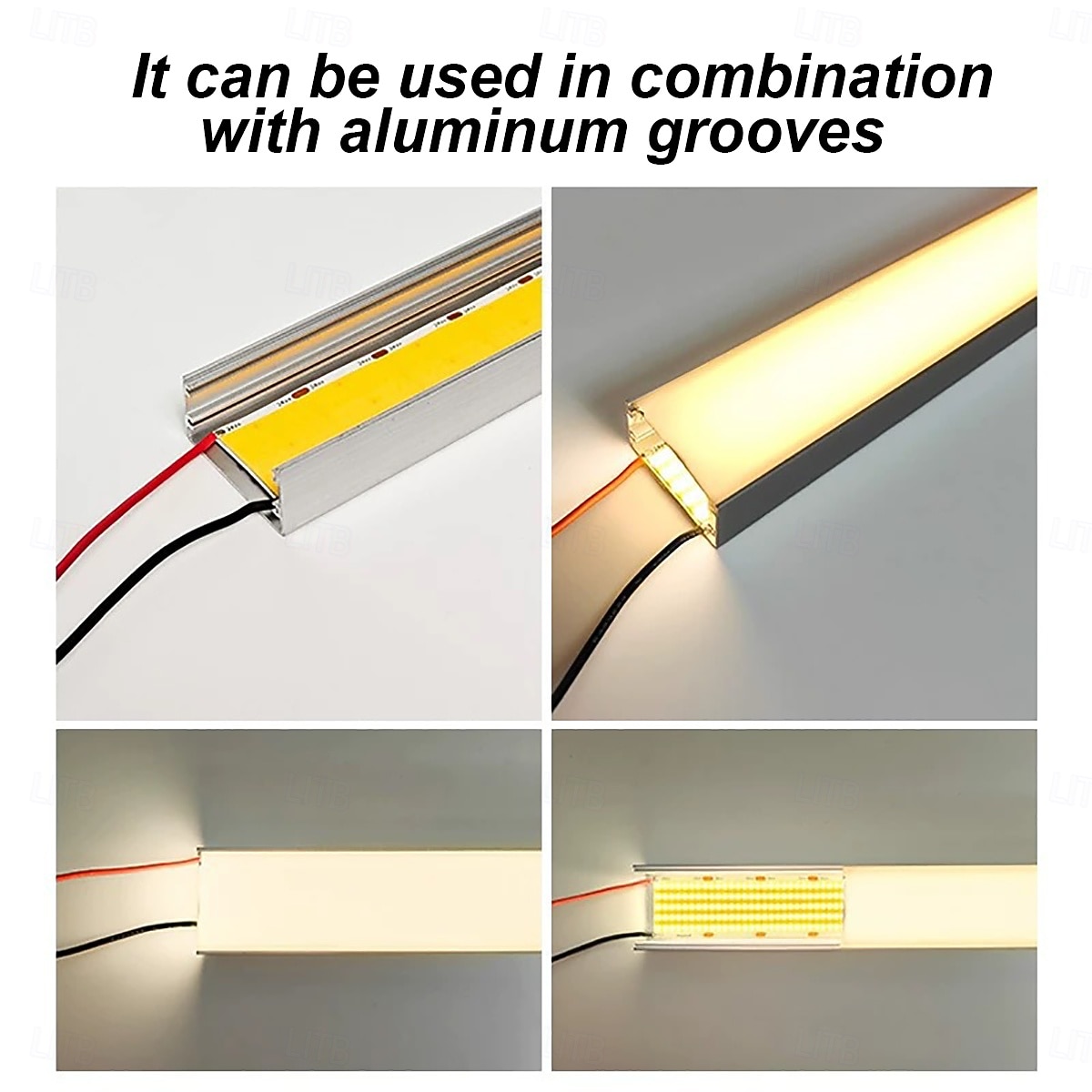 Светодиодная лента COB шириной 24 В, 15 мм, 24 Вт, 960 светодиодов/м, 30 мм, 40 Вт, 1600 светодиодов/м, с высокой яркостью и большой светящейся поверхностью, с регулировкой яркости для помещений, не 2025 - $12.99 –P3