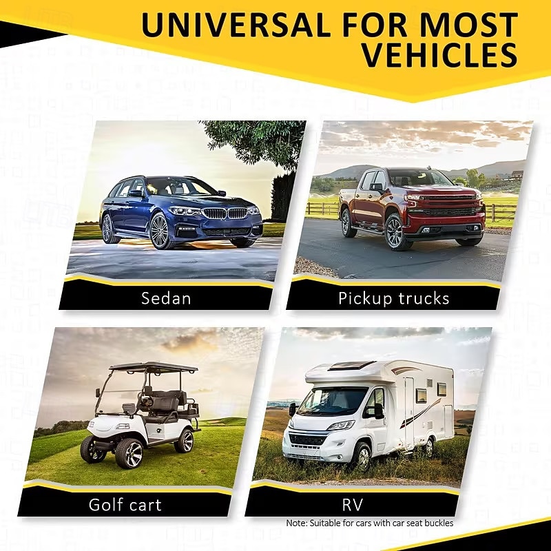 Универсальный блокиратор рулевого колеса — компактное многофункциональное автомобильное охранное устройство, подходящее для большинства автомобилей, внедорожников и гольф-каров. 2025 - $16.99 –P6