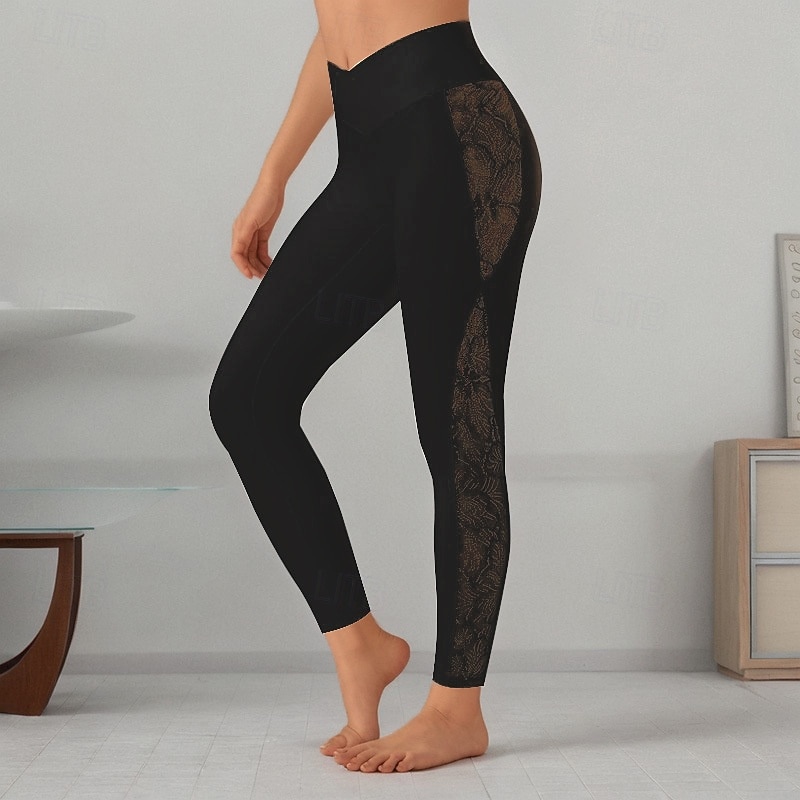 Women's Leggings Fashion Streetwear Basic Full Length High Waist Plain Cut Out Comfy Soft Comfortable Stretchy Outdoor Yoga Street Black Fuchsia Gray Spring Fall Skinny 2026 - $25.99 –P6