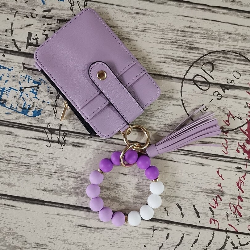pulseira chaveiro carteira chaveiro de contas de silicone pulseira de contas de silicone chaveiro carteira chaveiro elástica pulseira de 2026 por $12.99 –P4