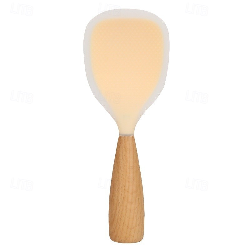 Silikonlöffel, antihaftbeschichtet, Kochlöffel, hitzebeständig, für Reiskocher, langlebige Küchenhelfer 2026 - $9.99 –P6