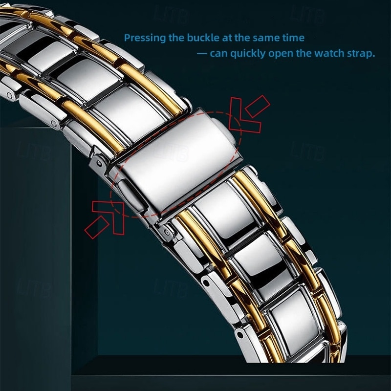 Современные мужские наручные часы, модные мужские кварцевые часы с календарем и светящимся цифровым циферблатом – лучший выбор подарка для мужчин. 2025 - $18.99 –P7