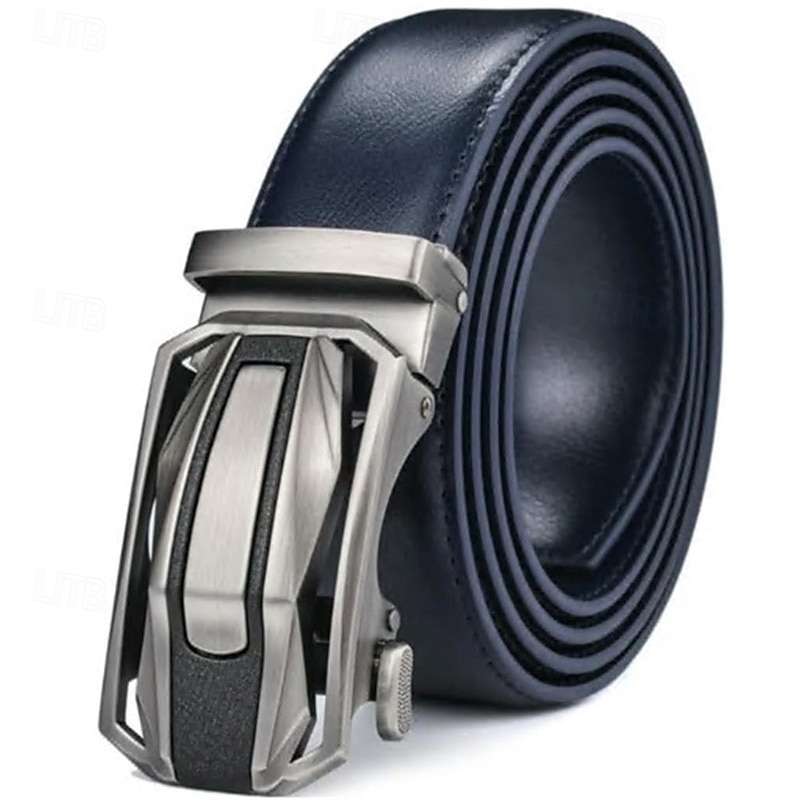 Herre Belte i ekte skinn Belte Kjoler til mor Automatisk spenne Hurtigutløser dermis Legering Årgang Forretning Klassisk Holdbar عادي Blå Svart utendørs Daglig Midjebelte 2026 - $16.99 –P5