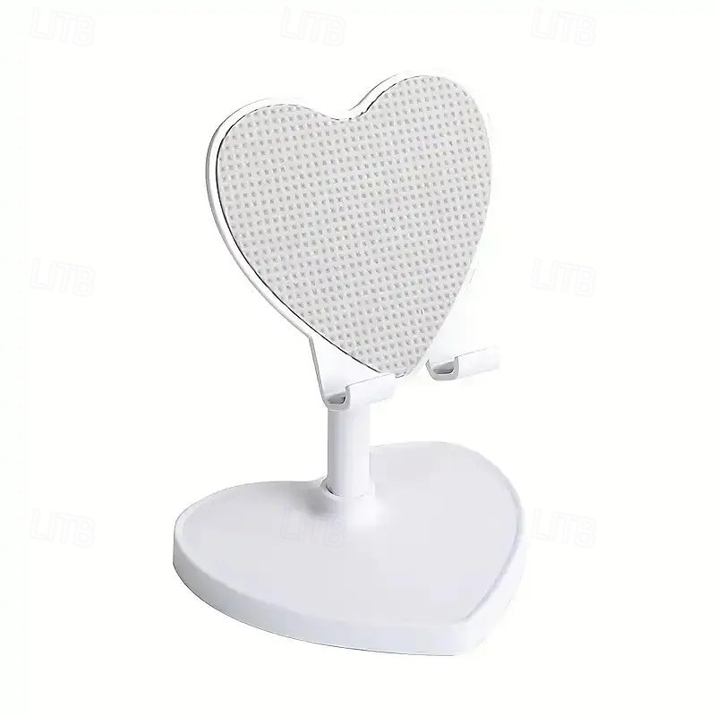 מעמד טלפון שולחני בצורת לב עם עיצוב מתקפל מתכוונן המתאים למגוון סמארטפונים וטאבלטים המתאים למכשירים ניידים מרובים. 2025 - $9.99 –P5