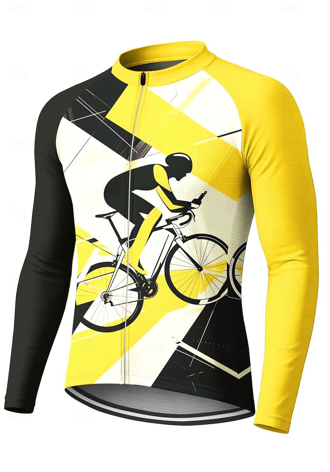 Муж. Велокофты Сноуборд Джерси Геометрический принт Мультипликационный персонаж Контрастный цвет Длинный рукав Велоспорт Футболка Футболка Джерси Компрессионная одежда с 3 задними карманами 2026 - $32.99 –P1