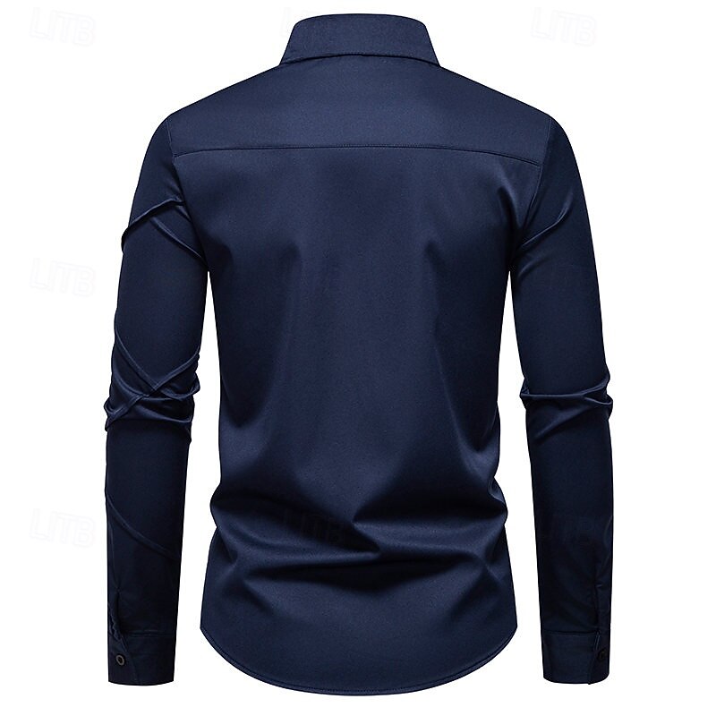 Loucos anos 20 Anos 20 Retro Vintage Blusa / Camisa Mafioso Padrinho Corte Justo Fantasia Homens Baile de Máscaras Traje de festa para noite Negócio / Cerimônia / Casamento Festa de Solteira Adulto de 2026 por $32.99 –P7