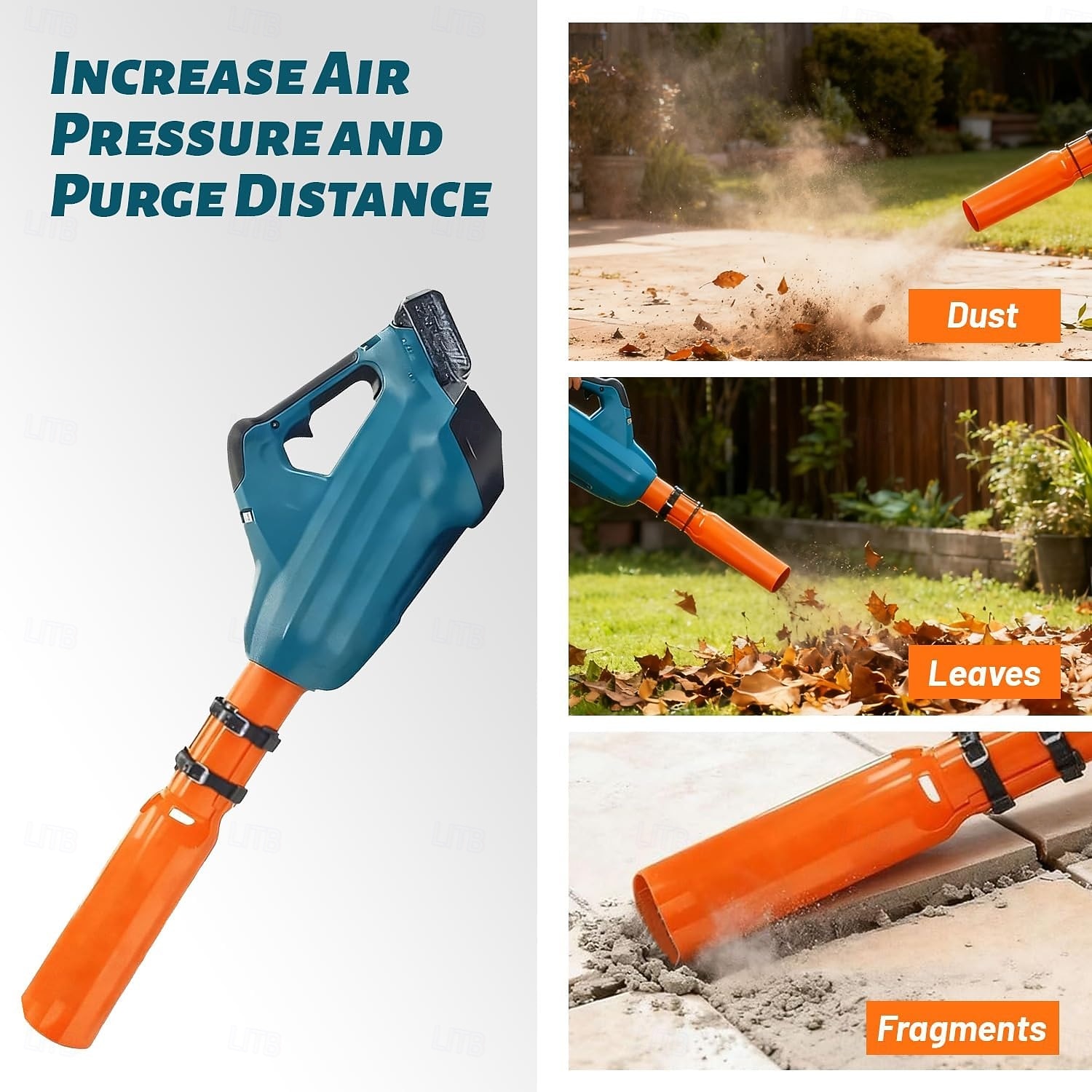 amplificator de aer pentru suflanta de frunze, amplificator de flux de aer pentru suflantă, extensia duzei turbo crește viteza &Accesoriul de suflantă de frunze puternic se potrivește cu suflante de 2026 - $22.99 –P9
