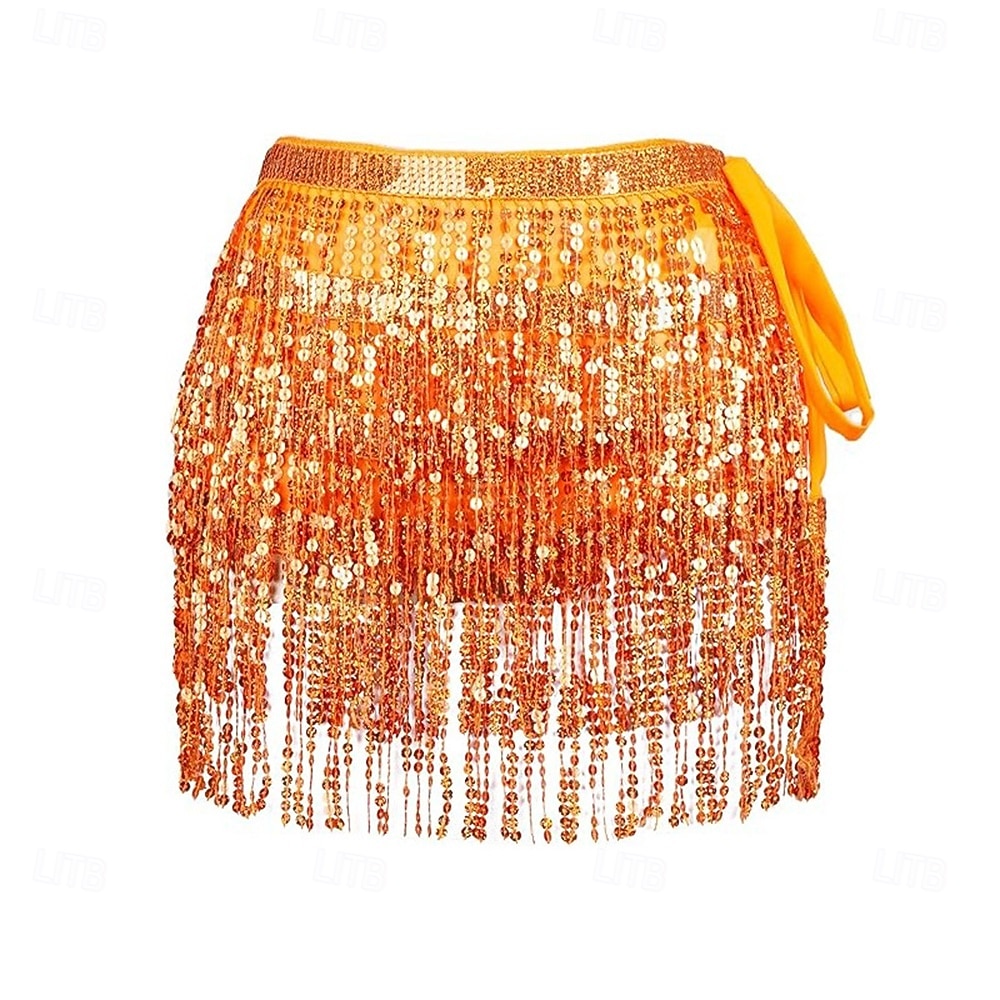 Carnival 2026 Rio Carnival Samba Dancewear Belly Dance Skirt Hip Scarf Dance Hip Belt Latin Dance Hula Hip Scarf Brazil Festival Performance Costume 2026 - $26.99 –P20