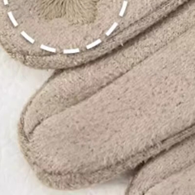 Жен. 1 пара С пальцами / Зимние Активный / Уличный стиль Перчатки - Полотняное плетение 2026 - $8.49 –P9