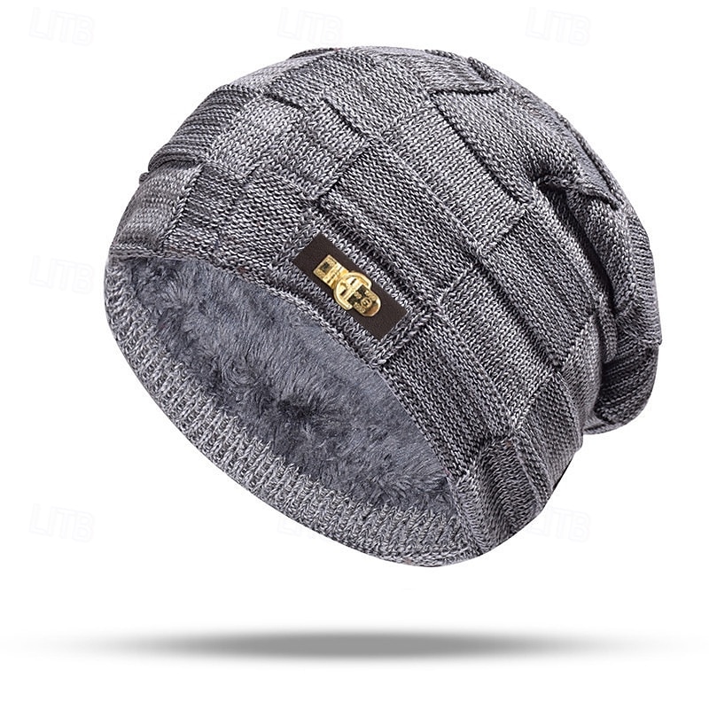 Per uomo Unisex Berretto Cappelli Invernali Berretti Cappello lavorato a maglia Berretto Invernale Nero Vino Fibre Acriliche Lavorato a maglia Traspirante Accogliente Abbigliamento quotidiano Uscire del 2026 a $8.49 –P1