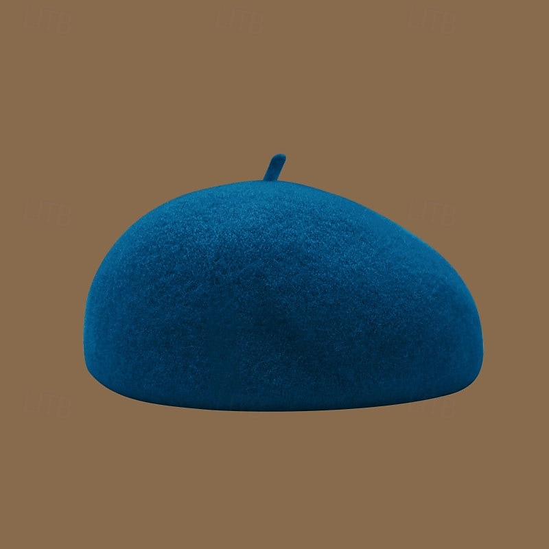 Pentru femei Pălărie Beretă Rezistent la Vânt Cald Zilnice Sfârșit de săptămână Lână  Culoare pură 2026 - $11.49 –P5