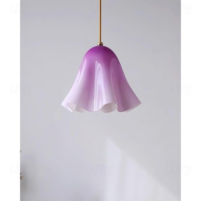 lampada a sospensione in vetro artistico - lampada da soffitto moderna ispirata alla fioritura del 2025 a $299.99 –P18