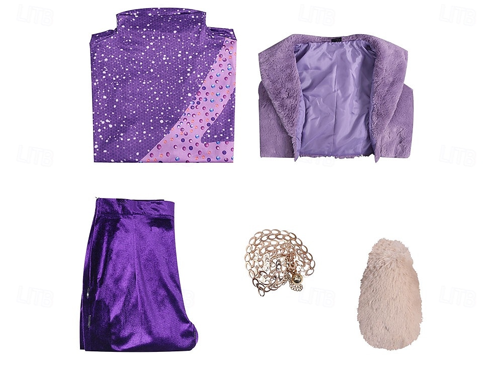 Animal Detective Sparkling Animal Singer Pop Star Sheep Gazelle Dress Fancy Costume Carnival Costume Cosplay Costume for Girls' Kids Adults' Carnival Party Performance 2026 - $81.99 –P3