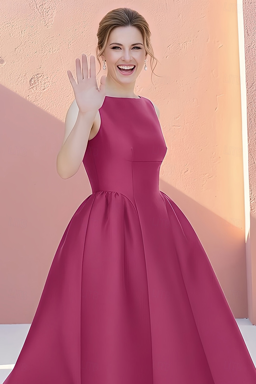 a line holiday party dress Miss Lola main image 0
