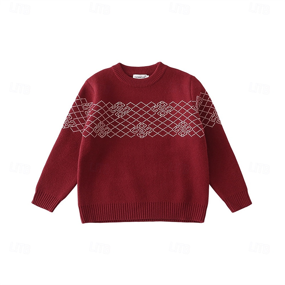 Per uomo Maglioni di Natale Maglione Maglione Fair Isle Maglione a maglia A Coste Maglia Top Regolari Lavorato a maglia Plaid Girocollo Vintage Moda Natale Vacanza Abbigliamento Autunno Inverno Rosso del 2026 a $52.99 –P2