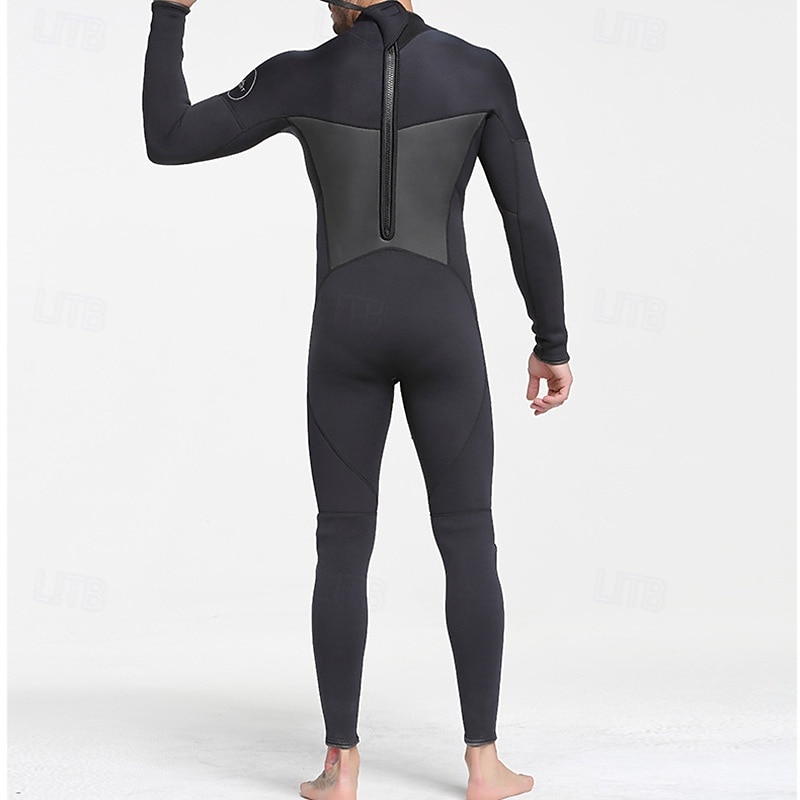 Per uomo 3mm Muta da sub in neoprene Rash Guard completo per il corpo Costume da surf intero Color-blocking Caldo Protezione UV Manica Lunga Mute da immersione Surf Canoa Snorkeling Inverno del 2026 a TRY 4018.4 –P9